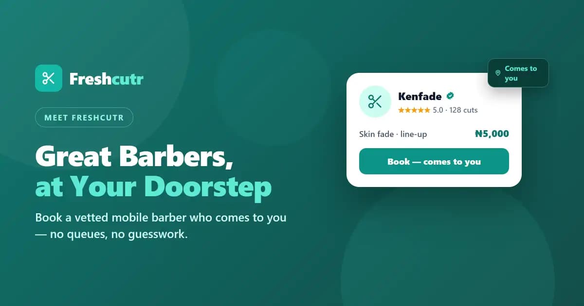 What Is Freshcutr? Great Barbers, at Your Doorstep